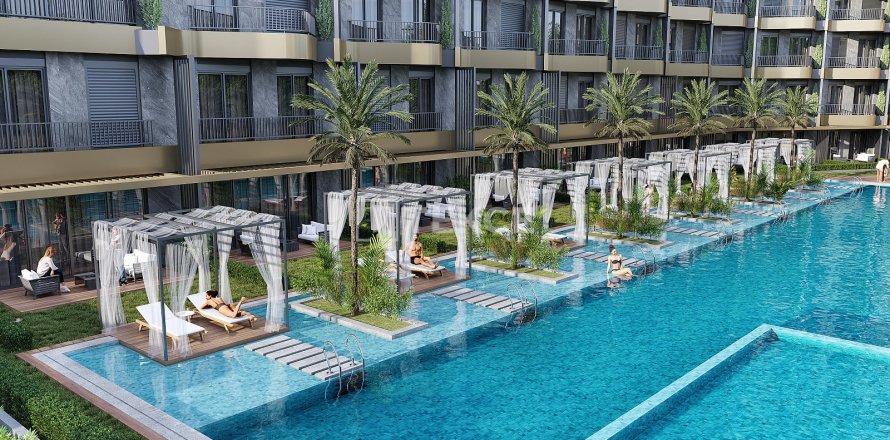 1+1 Leilighet  i Antalya, Tyrkia Nr. 216965