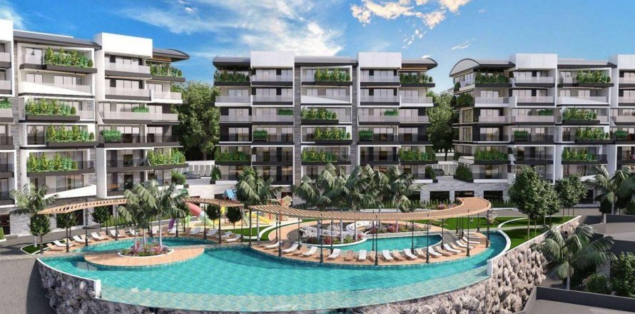ویلا در Kargicak، Alanya ، ترکیه 68 متر مربع. شماره 94669