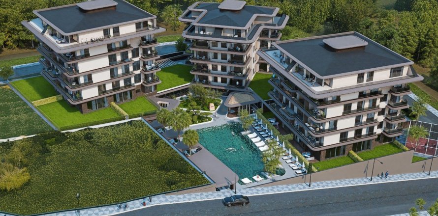 1+0 Lägenhet  i Kestel, Bursa, Turkiet Nr. 225075
