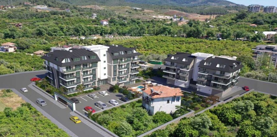 1+1 Leilighet i Olive Park, Oba, Antalya, Tyrkia Nr. 97295