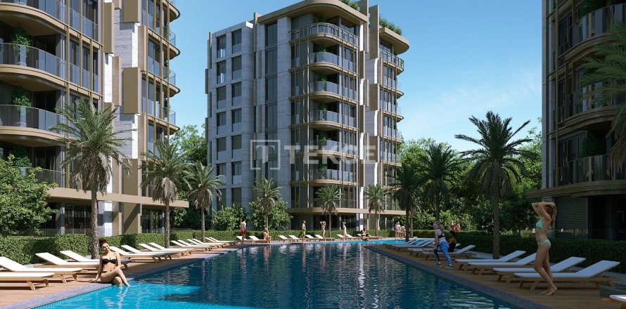 آپارتمان در  Antalya ، ترکیه 3 خوابه ، 140 متر مربع.  شماره 227681