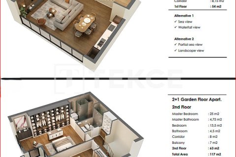 2+1 Penthouse i Antalya, Tyrkiet Nr. 215048 - 26
