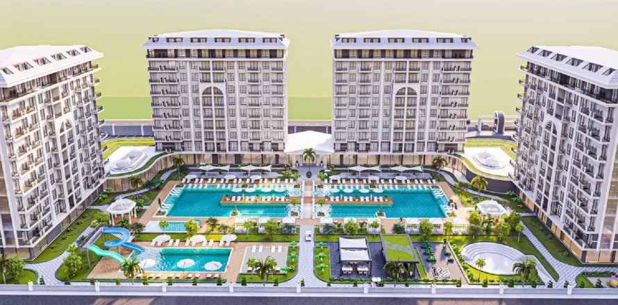 1+1 Lejlighed  i Alanya, Antalya, Tyrkiet Nr. 223827