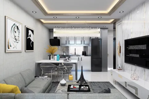 1+1 Lejlighed  i Alanya, Antalya, Tyrkiet Nr. 223827 - 6