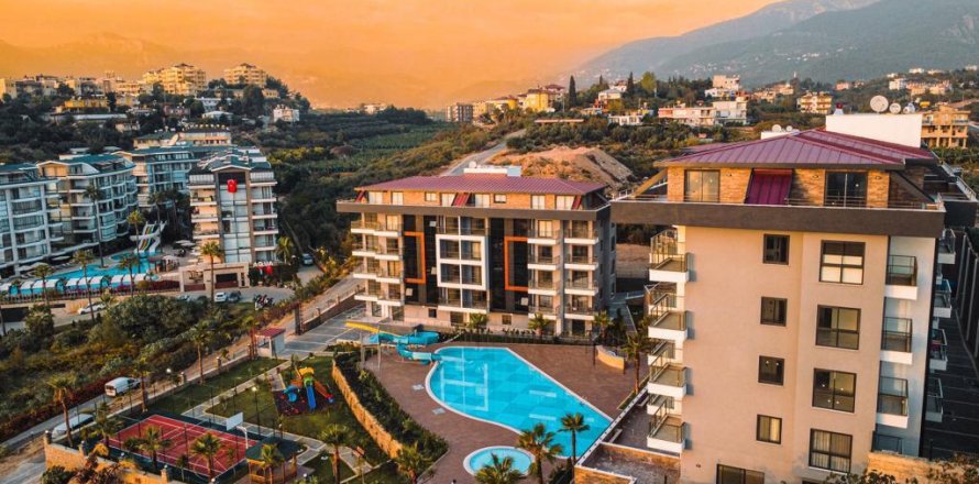 Daire  1+1  Alanya, Antalya, Türkiye №216507