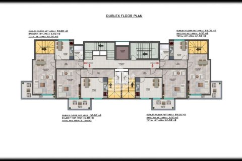 2+1 Leilighet  i Mahmutlar, Antalya, Tyrkia Nr. 102310 - 16