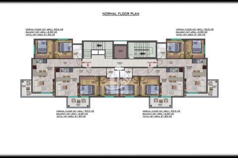 2+1 Leilighet  i Mahmutlar, Antalya, Tyrkia Nr. 102310 - 15