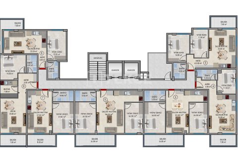Daire 1+1 Alanya, Antalya, Türkiye №215455 - 18