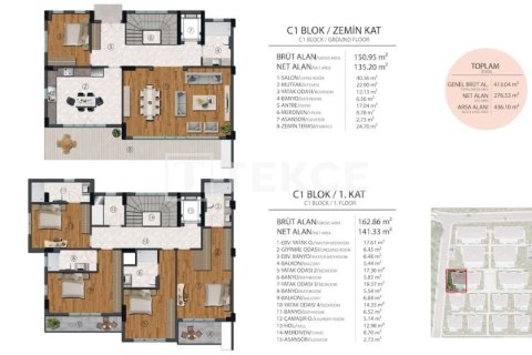 5+1 Villa  in Bueyuekcekmece, Istanbul, Türkei Nr. 214890 - 22
