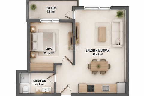 Apartment for sale in Ankara, Turkey, 2 bedrooms, 80m2, No. 226439 – photo 12