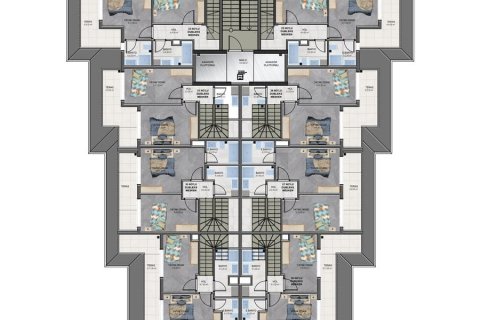 1+1 Leilighet  i Konakli, Antalya, Tyrkia Nr. 83641 - 21