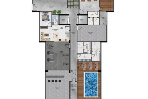 1+1 Leilighet  i Konakli, Antalya, Tyrkia Nr. 83641 - 18
