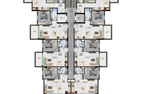 1+1 Leilighet  i Konakli, Antalya, Tyrkia Nr. 83641 - 19