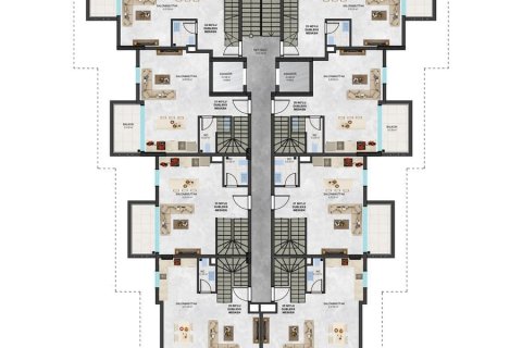 1+1 Leilighet  i Konakli, Antalya, Tyrkia Nr. 83641 - 20