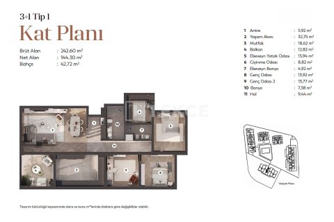 Apartment for sale in Bursa, Turkey, 2 bedrooms, 161m2, No. 216093 – photo 22