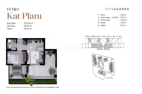 Apartment for sale in Bursa, Turkey, 2 bedrooms, 161m2, No. 216093 – photo 21