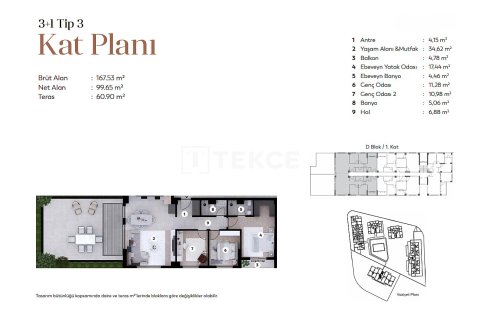 Apartment for sale in Bursa, Turkey, 2 bedrooms, 161m2, No. 216093 – photo 24