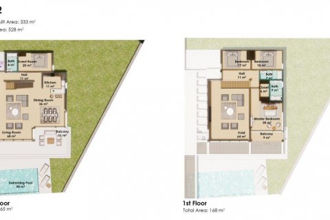 Продажа виллы в Аланье, Анталье, Турция 5 комн., 333м2, №101908 – фото 23