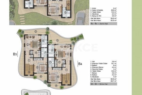 3+1 Villa i Girne, Nr. 219743 - 6