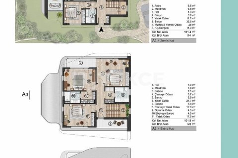 3+1 Villa i Girne, Nr. 219743 - 4