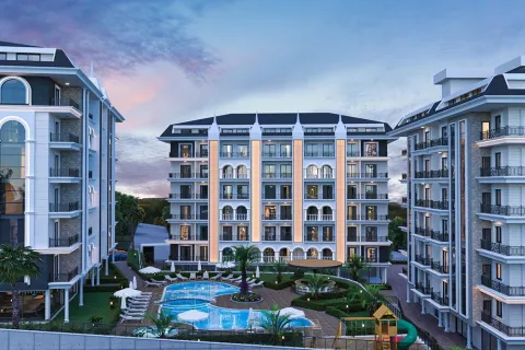 Daire  1+1  Alanya, Antalya, Türkiye №220416