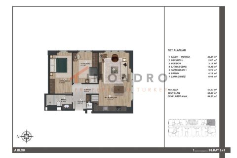 1+1 Leilighet i Bagcilar, Istanbul, Tyrkia Nr. 221652 - 19