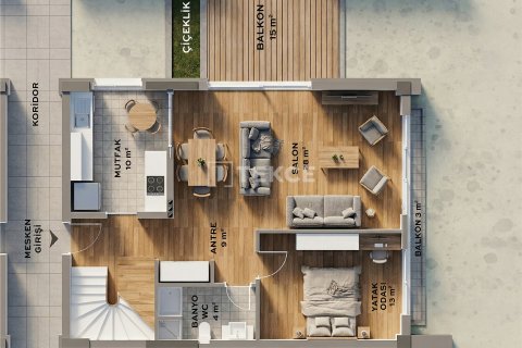 2+1 Lägenhet  i Antalya, Turkiet Nr. 228448 - 29