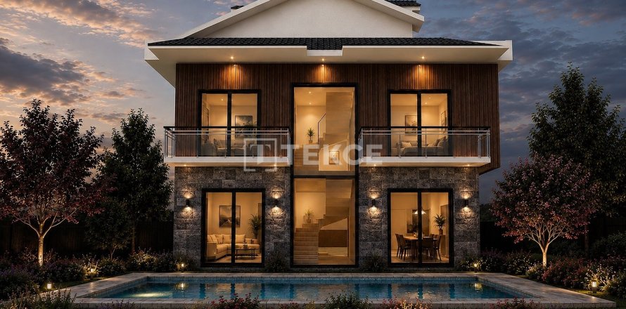 3+1 Villa i Fethiye, Mugla, Turkiet Nr. 238075