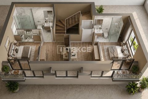 3+1 Villa i Fethiye, Mugla, Turkiet Nr. 238075 - 7