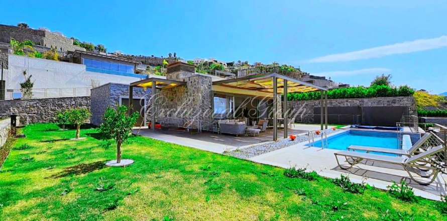 4+1 Villa i Bodrum, Mugla, Tyrkia Nr. 227538