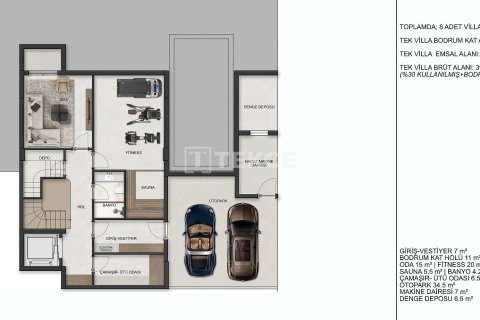 Villa  5+2  Antalya, Türkiye №228547 - 17
