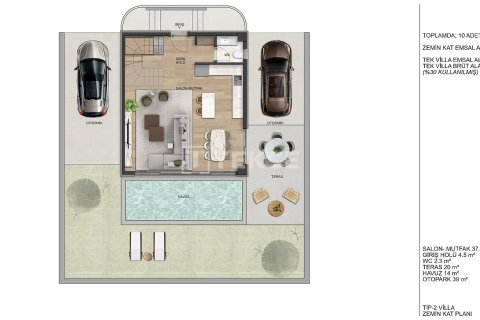 Villa  3+1  Antalya, Türkiye №228548 - 17