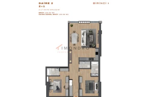 Продажа квартиры в Сарыере, Стамбуле, Турция 2+1, 139м2, №212878 – фото 9