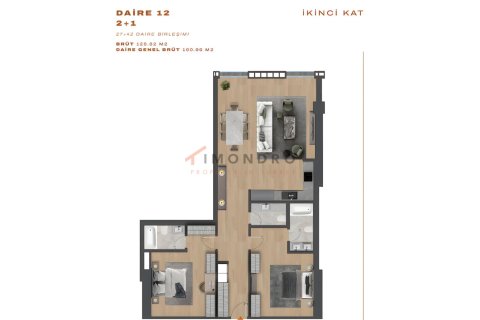 Продажа квартиры в Сарыере, Стамбуле, Турция 2+1, 139м2, №212878 – фото 13