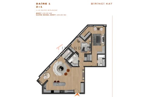 Продажа квартиры в Сарыере, Стамбуле, Турция 2+1, 139м2, №212878 – фото 8