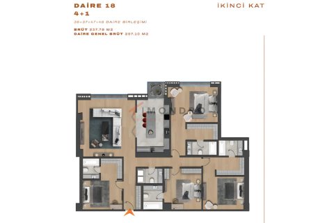 Продажа квартиры в Сарыере, Стамбуле, Турция 2+1, 139м2, №212878 – фото 14