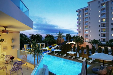 آپارتمان در در Perli Towers Alanya ، ترکیه 2 خوابه ، 87 متر مربع.  شماره 99769