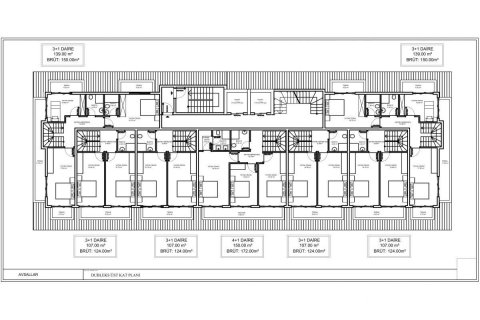 Penthouse i Alanya, Antalya, Tyrkiet Nr. 94282 - 23
