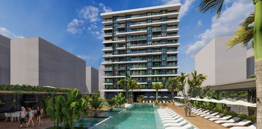1+1 Leilighet i Alanya, Antalya, Tyrkia Nr. 211441