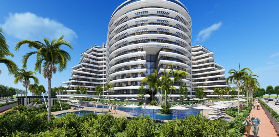 2+1 Lejlighed  i Antalya, Tyrkiet Nr. 90422
