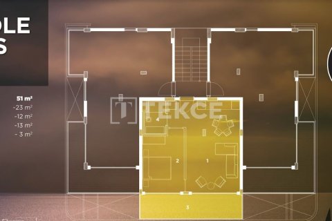 Daire 1+1 Alanya, Antalya, Türkiye №84068 - 2