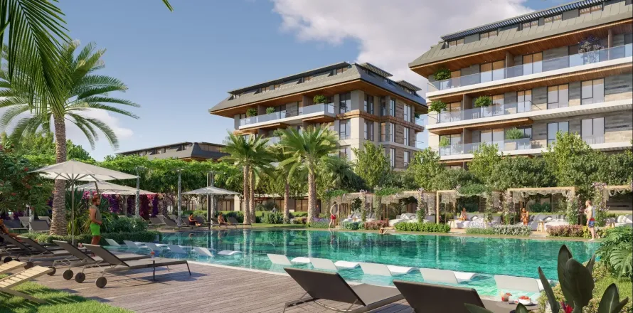 4+1 Apartment  in Oba, Antalya, Turkey No. 219484