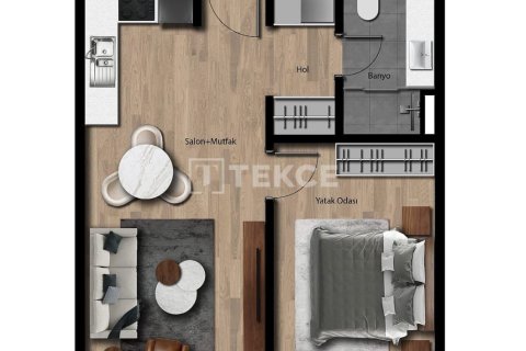 Продажа квартиры в Стамбуле, Турция 1+1, 75м2, №217172 – фото 15