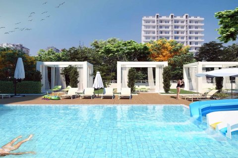 آپارتمان در در Perli Towers Alanya ، ترکیه 1 خوابه ، 51 متر مربع.  شماره 99766