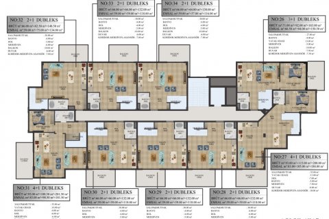 Penthouse for sale in Avsallar, Antalya, Turkey, 163m2, No. 105490 – photo 24