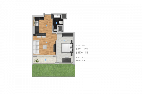 Penthäuser in Alanya, Antalya, Türkei Nr. 94348 - 30