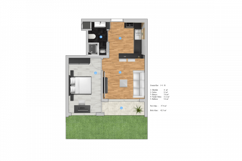 Penthäuser in Alanya, Antalya, Türkei Nr. 94348 - 28