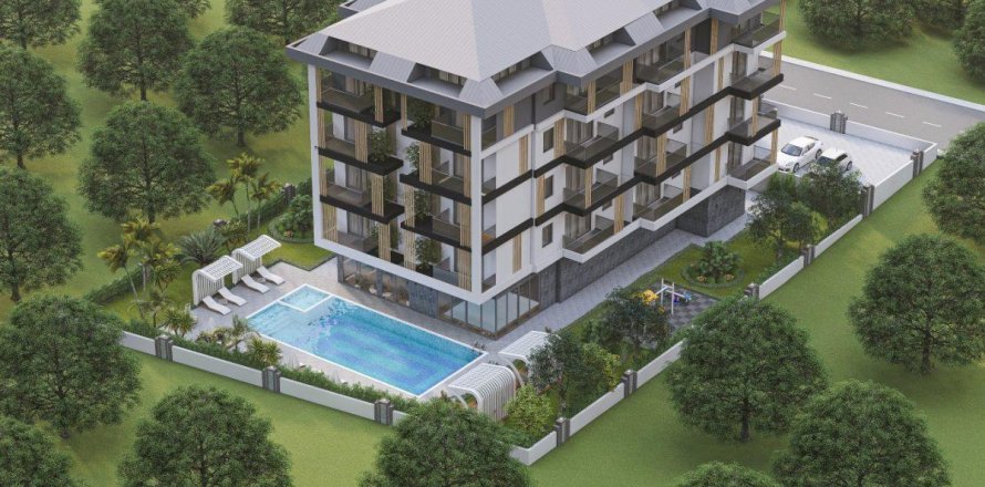 Dubleks daire Alanya, Antalya, Türkiye №94299