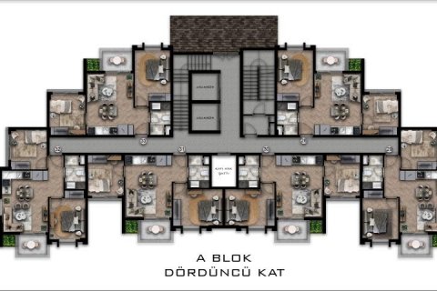 Penthouse for sale in Okurcalar, Alanya, Antalya, Turkey, 62m2, No. 94298 – photo 29