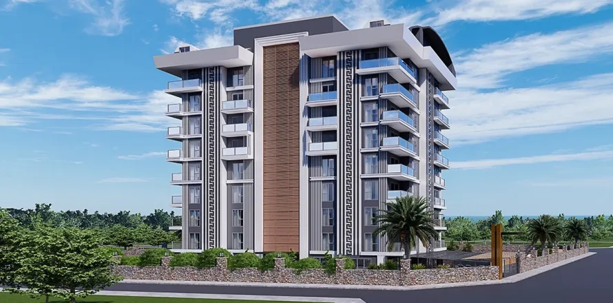 1+1 Lejlighed i Alanya, Antalya, Tyrkiet Nr. 223676